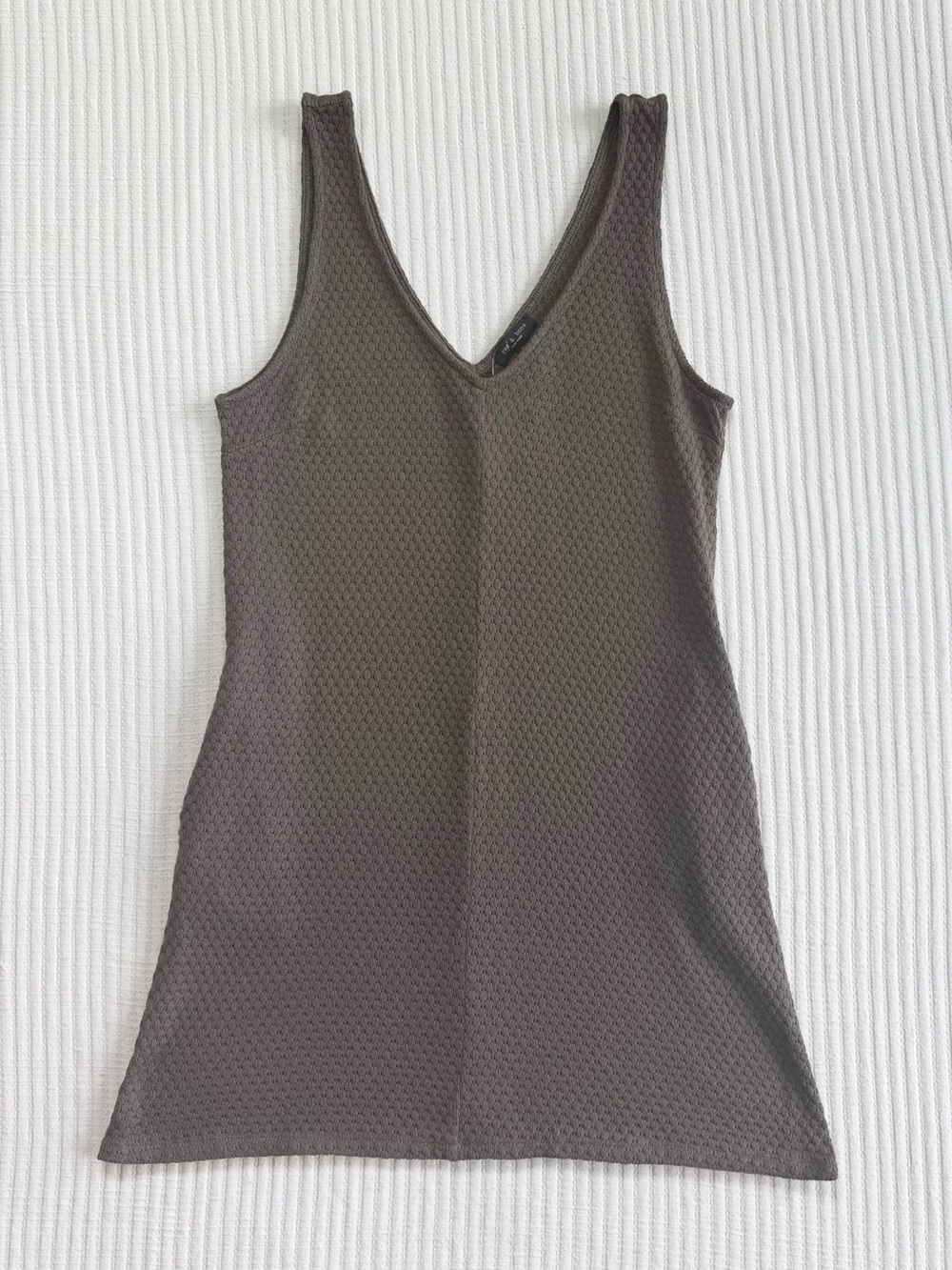 rag & bone Sleeveless V-Neck Mini Dress in Brown - Picture 3 of 9